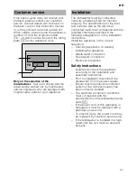 Предварительный просмотр 21 страницы BALAY 3VB351XD - annexe 2 Instruction Manual