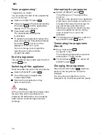 Preview for 16 page of BALAY 3VS300BA Instructions For Use Manual