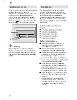 Preview for 22 page of BALAY 3VS300BA Instructions For Use Manual