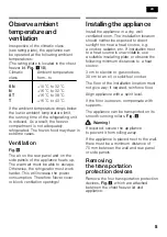 Preview for 5 page of BALAY GTM12 Operating Instructions Manual