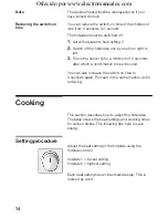 Preview for 14 page of BALAY Induction Hobs Instructions For Use Manual