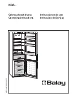 BALAY KGS series Operating Instructions Manual preview