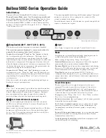 Preview for 1 page of Balboa Water Group 512Z Operation Manual