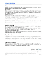 Предварительный просмотр 11 страницы Balboa Water Group BP Series User Interface And Programming Reference Manual