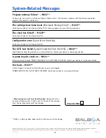 Preview for 24 page of Balboa Water Group BP Series User Interface And Programming Reference Manual