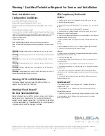 Preview for 27 page of Balboa Water Group BP Series User Interface And Programming Reference Manual