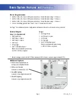 Предварительный просмотр 3 страницы Balboa Water Group Cal Spas CS5100DV Tech Sheet