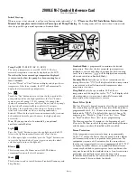 Balboa 2000LE M-7 Control Reference Card preview