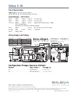 Preview for 6 page of Balboa BP1600 Tech Sheet