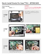 Preview for 1 page of Balboa bwa Kit Quick Install Manual