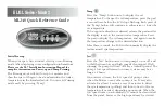 Balboa GL Series Quick Reference Manual предпросмотр