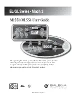 Balboa GL Series User Manual предпросмотр