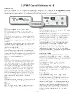 Balboa SUV M-7 Reference Card предпросмотр