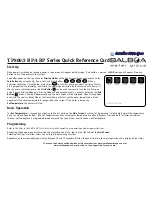 Balboa TP800/3 Quick Reference Card preview