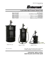 Preview for 1 page of Balcrank 1150-022 Operation, Installation, Maintenance And Repair Manual