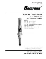 Предварительный просмотр 1 страницы Balcrank 1160-002 Operation, Installation, Maintenance And Repair Manual