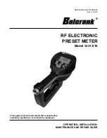 Предварительный просмотр 1 страницы Balcrank 3331-018 Operation, Installation, Maintenance And Repair Manual