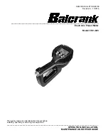 Balcrank 3331-028 Operation, Installation, Maintenance And Repair Manual preview