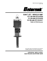 Balcrank GIANT 1130-009 Operation, Installation, Maintenance And Repair Manual preview