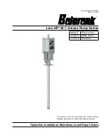 Предварительный просмотр 1 страницы Balcrank Lion HP 1150-015 Operation, Installation, Maintenance And Repair Manual