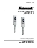 Preview for 1 page of Balcrank PANTHER 1130-010 Operation, Installation, Maintenance And Repair Manual