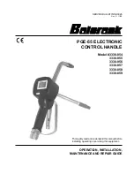 Balcrank PGE-55 Operation, Installation, Maintenance And Repair Manual preview