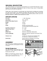 Preview for 3 page of Balcrank PGE-55 Operation, Installation, Maintenance And Repair Manual