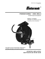 Balcrank PREMIUM 2110 Series Operation, Installation, Maintenance And Repair Manual preview