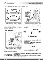 Предварительный просмотр 45 страницы Baldan DCF-CO Instruction Manual