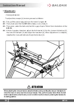 Предварительный просмотр 52 страницы Baldan DCF-CO Instruction Manual