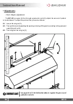 Предварительный просмотр 56 страницы Baldan DCF-CO Instruction Manual