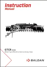 Baldan GTCR 34 Instruction Manual предпросмотр