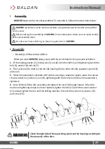 Предварительный просмотр 21 страницы Baldan MOVERE Instruction Manual