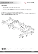 Предварительный просмотр 26 страницы Baldan MOVERE Instruction Manual