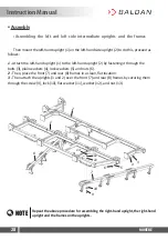 Предварительный просмотр 28 страницы Baldan MOVERE Instruction Manual