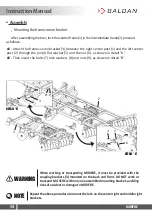 Предварительный просмотр 34 страницы Baldan MOVERE Instruction Manual