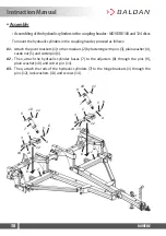 Предварительный просмотр 38 страницы Baldan MOVERE Instruction Manual