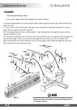 Предварительный просмотр 40 страницы Baldan MOVERE Instruction Manual