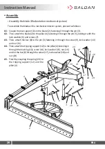 Preview for 20 page of Baldan PNA 3000 Instruction Manual