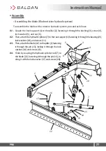 Preview for 21 page of Baldan PNA 3000 Instruction Manual