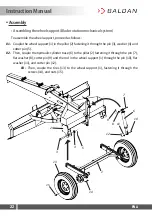 Preview for 22 page of Baldan PNA 3000 Instruction Manual