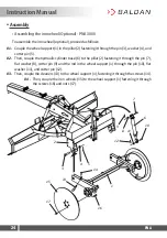 Preview for 24 page of Baldan PNA 3000 Instruction Manual