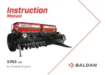 Предварительный просмотр 1 страницы Baldan SPDE CXP Instruction Manual