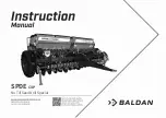 Предварительный просмотр 4 страницы Baldan SPDE CXP Instruction Manual