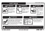 Предварительный просмотр 11 страницы Baldan SPDE CXP Instruction Manual