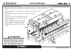 Предварительный просмотр 18 страницы Baldan SPDE CXP Instruction Manual