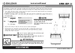 Предварительный просмотр 34 страницы Baldan SPDE CXP Instruction Manual