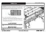 Предварительный просмотр 61 страницы Baldan SPDE CXP Instruction Manual