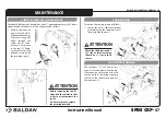 Предварительный просмотр 67 страницы Baldan SPDE CXP Instruction Manual