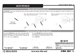 Предварительный просмотр 73 страницы Baldan SPDE CXP Instruction Manual